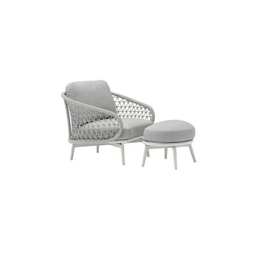 Cuddle Rope Lounge Light Grey - Outdoor Chair