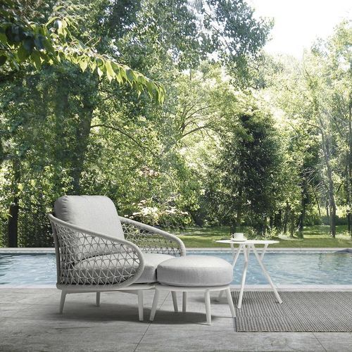 Cuddle Rope Lounge Light Grey - Outdoor Chair