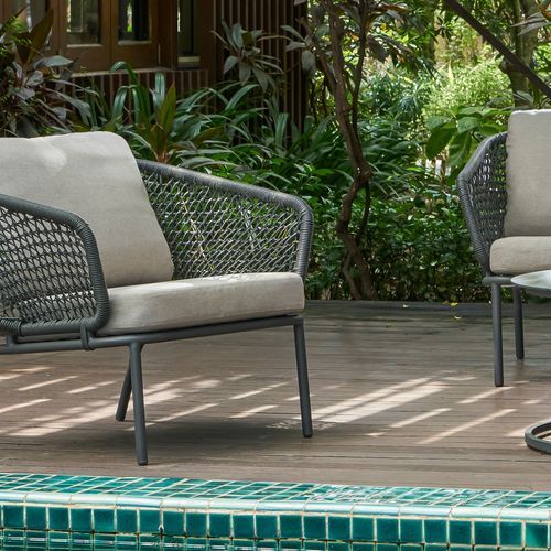 Eagle Recycled Wicker Outdoor Armchair