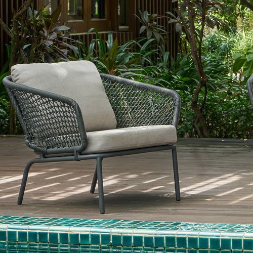 Eagle Recycled Wicker Outdoor Armchair
