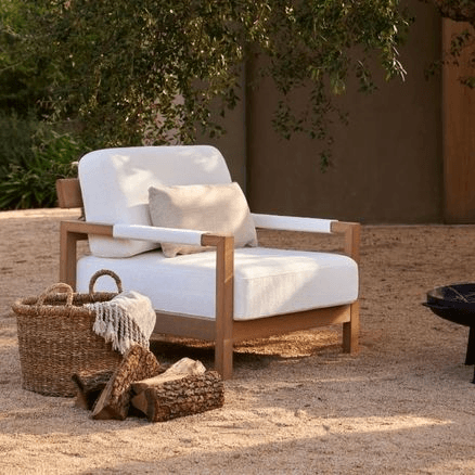 Kubik Outdoor TechTeak Armchair by Point