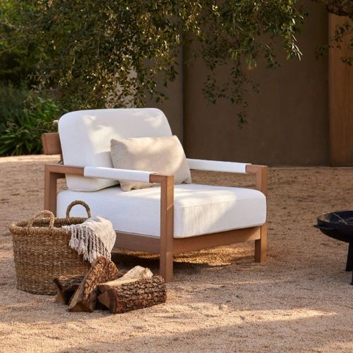 Kubik Outdoor TechTeak Armchair by Point