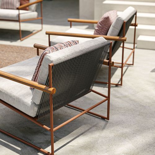 Pipe Outdoor Armchair by Atmosphera