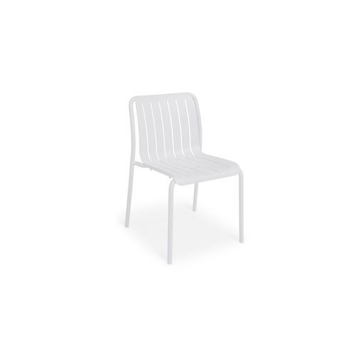 Roku Outdoor Dining Chair in Matt White