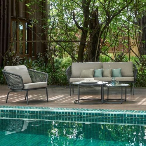 Eagle Recycled Wicker Outdoor Armchair