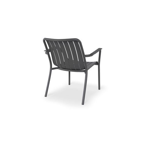 Roku Outdoor Lounge Chair in Matt Charcoal