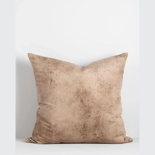 Baya Theo Velvet Cushion - Honey | Large 60 x 60cm