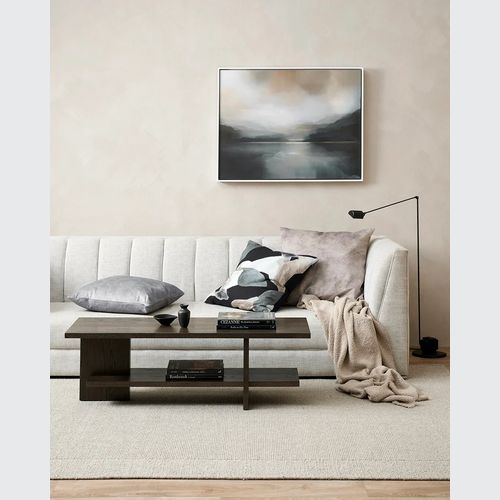 Baya Aster Cushion - Dove | 55 x 55cm