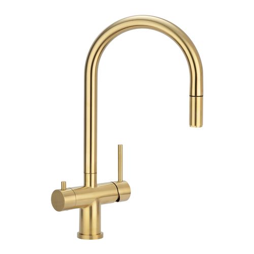 Elysian Commercial Pull-Out Filter Tap | Brushed Brass