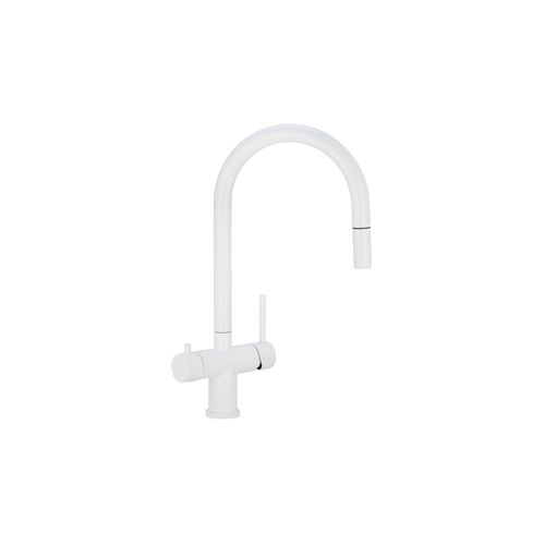 Elysian Commercial Pull-Out Filter Tap | White