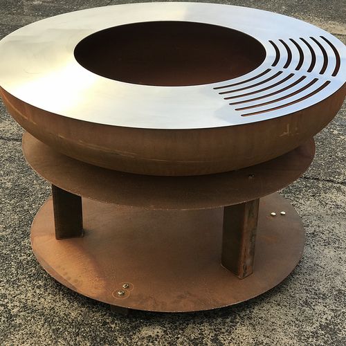 Awhitu Corten Fire Pit