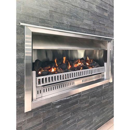 Aura Flued Outdoor Fireplace | 1200mm