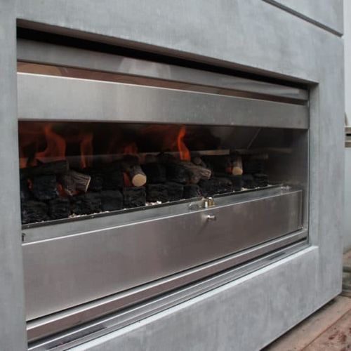 Warmington Flueless Outdoor Gas Fire