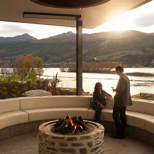 Rhode Island Outdoor Pit Fireplaces | Large Round