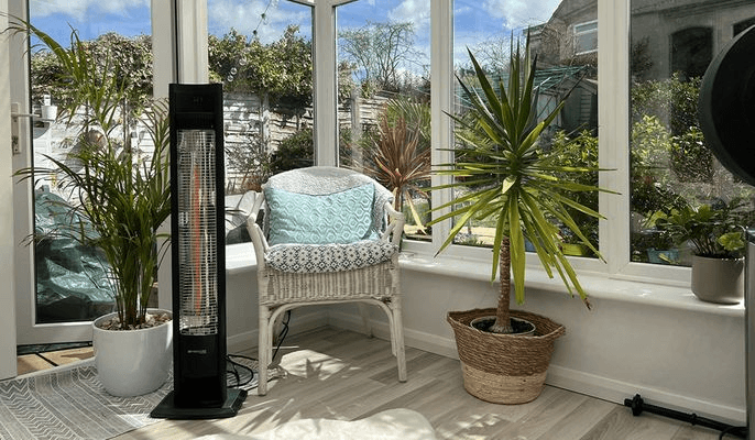 Malibu 2000 Watt Free Standing Heater with Remote