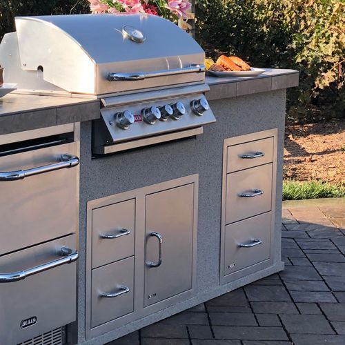 Stainless Steel Triple Drawer System