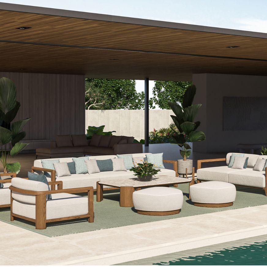 Tamarindo 3 Seater Sofa by Coco Wolf