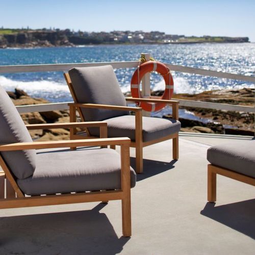 Burleigh Outdoor Linen Easy Armchair