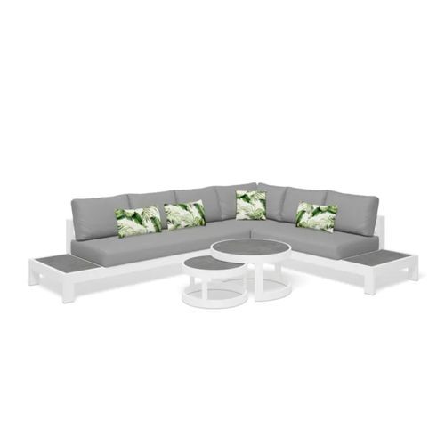 Aspen 6 Seater Outdoor Platform Lounge Setting
