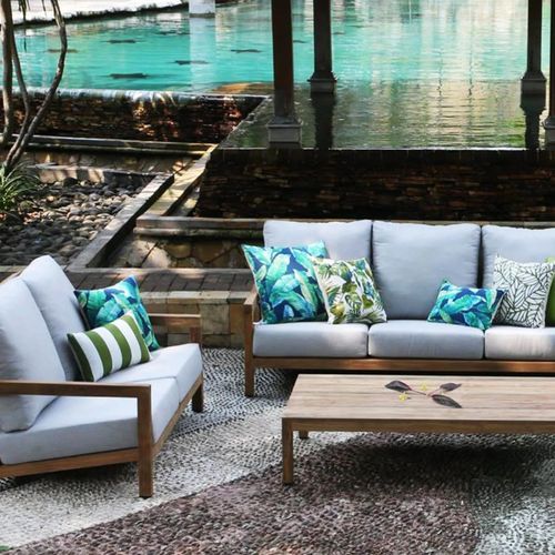 Venlo 3pc Teak Outdoor Lounge Setting