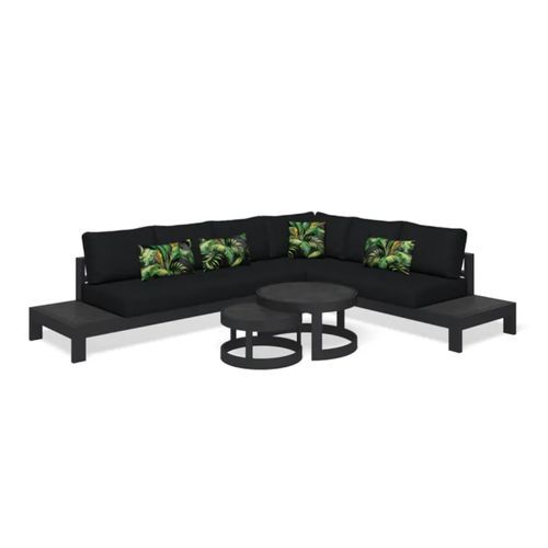 Aspen 6 Seater Outdoor Platform Lounge Setting