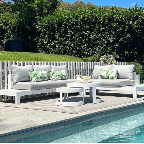 Aspen 5 Seater Outdoor Platform Lounge Setting
