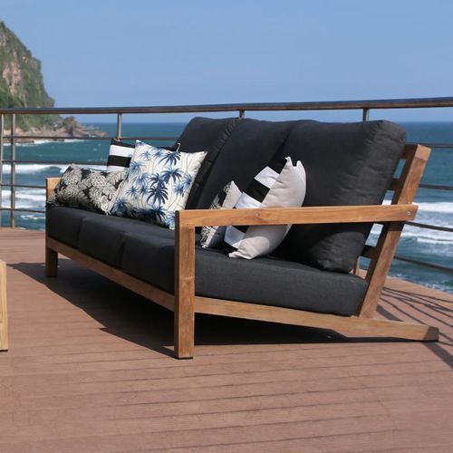 Venlo 4pc Teak Outdoor Lounge Setting