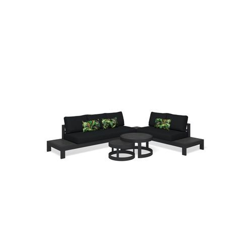 Aspen 5 Seater Outdoor Platform Lounge Setting
