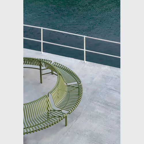 Palissade Park Dining Bench Out by HAY