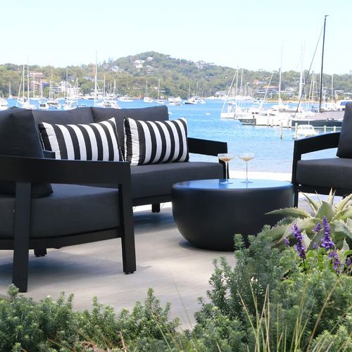 Ubud 4pc Aluminium Outdoor Lounge Setting