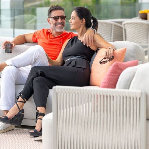 Durbuy 3pc Rope Outdoor Lounge Setting
