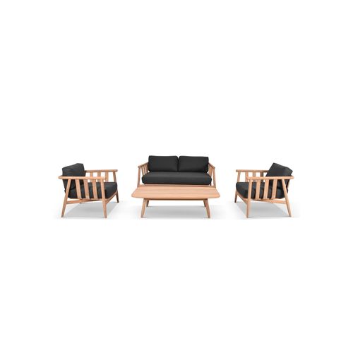 Float 4pc Teak Outdoor Lounge Setting