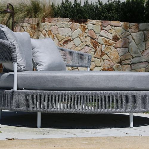 Nivala Rope Daybed | Grey Chine