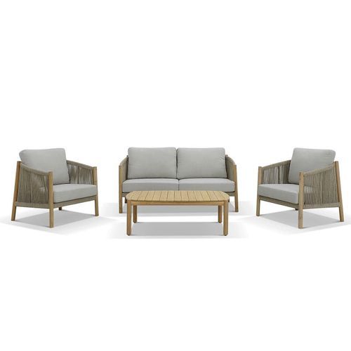 Pescara 4pc Outdoor Lounge Setting