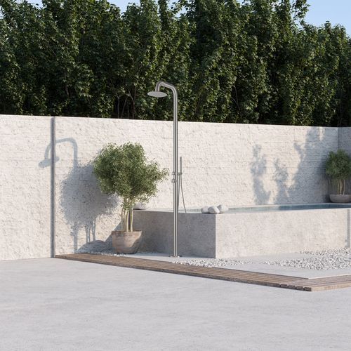 Envy Outdoor Shower Column w/Foot Spray & Handpiece