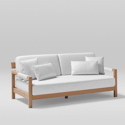 Kubik Outdoor TechTeak 2 Seater Sofa by Point