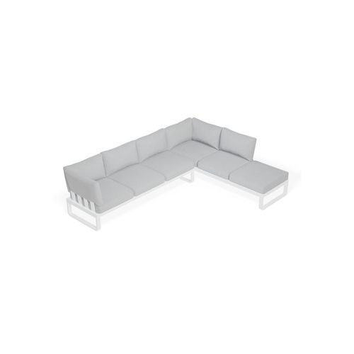 Fino Config E - Outdoor Modular Sofa in Matt White