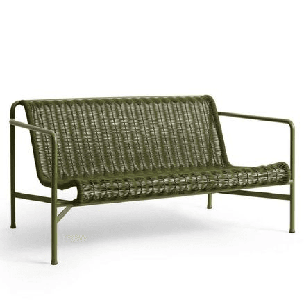Palissade Cord Dining Bench with Armrest