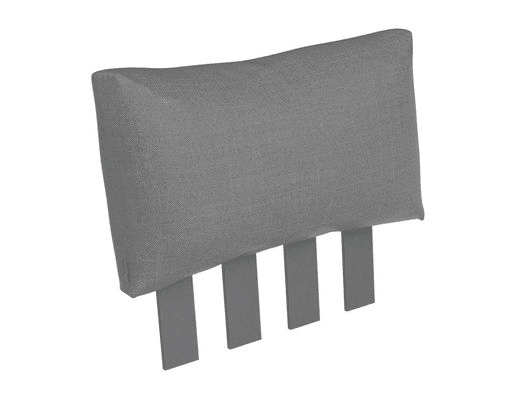 Fino Sofa Extra Back in Matt Charcoal Frame / Dark Grey Fabric