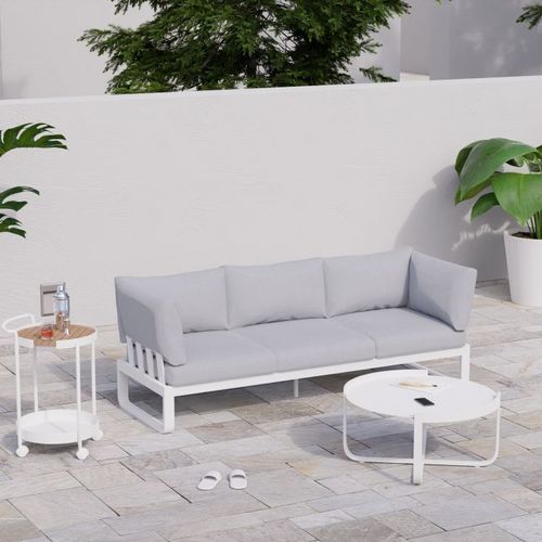 Fino Config A - Outdoor Modular Sofa in Matt White