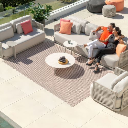 Durbuy 3pc Rope Outdoor Lounge Setting
