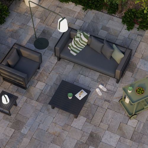 Vivara Sofa - Charcoal - Single
