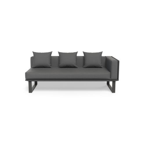 Vivara Sofa - Charcoal - Modular Section B - Right Arm