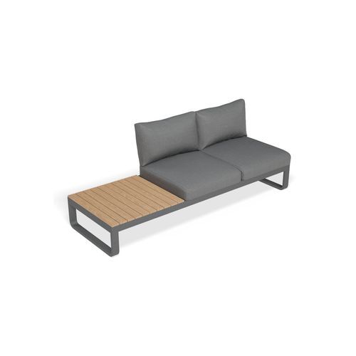 Fino Config B - Outdoor Modular Sofa in Matt Charcoal