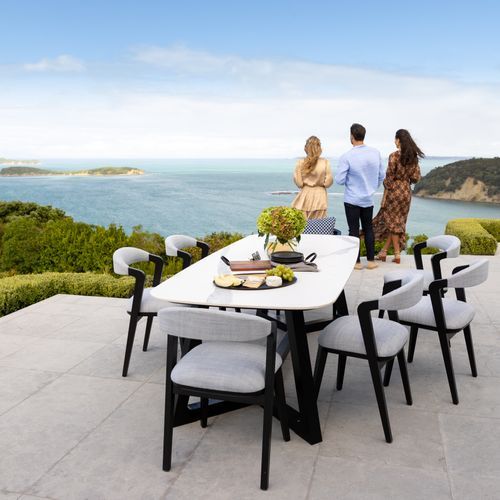 Perseus Porcelain Dining Table by Coco Wolf