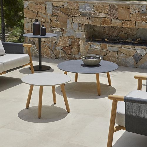 Round Outdoor Auxiliar Table by Point