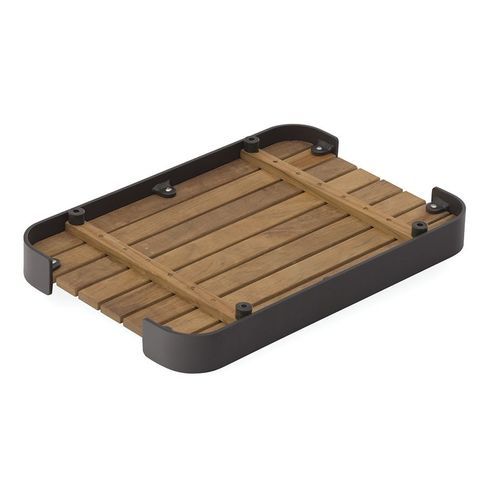 Fino Outdoor Tray Rectangle Charcoal