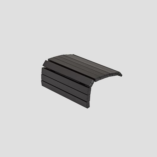 Outdoor Aluminium Slat Tray in Black