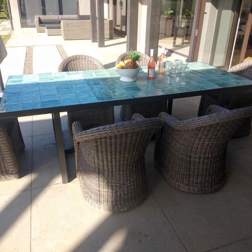 Tiled Outdoor Table