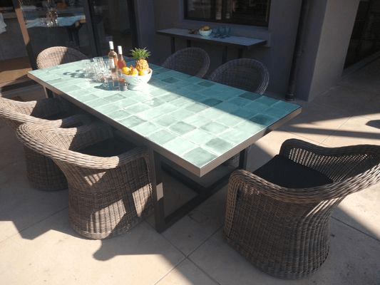 Tiled Outdoor Table